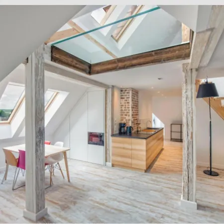 شقة Amazing Big Loft With Seaview 800m To